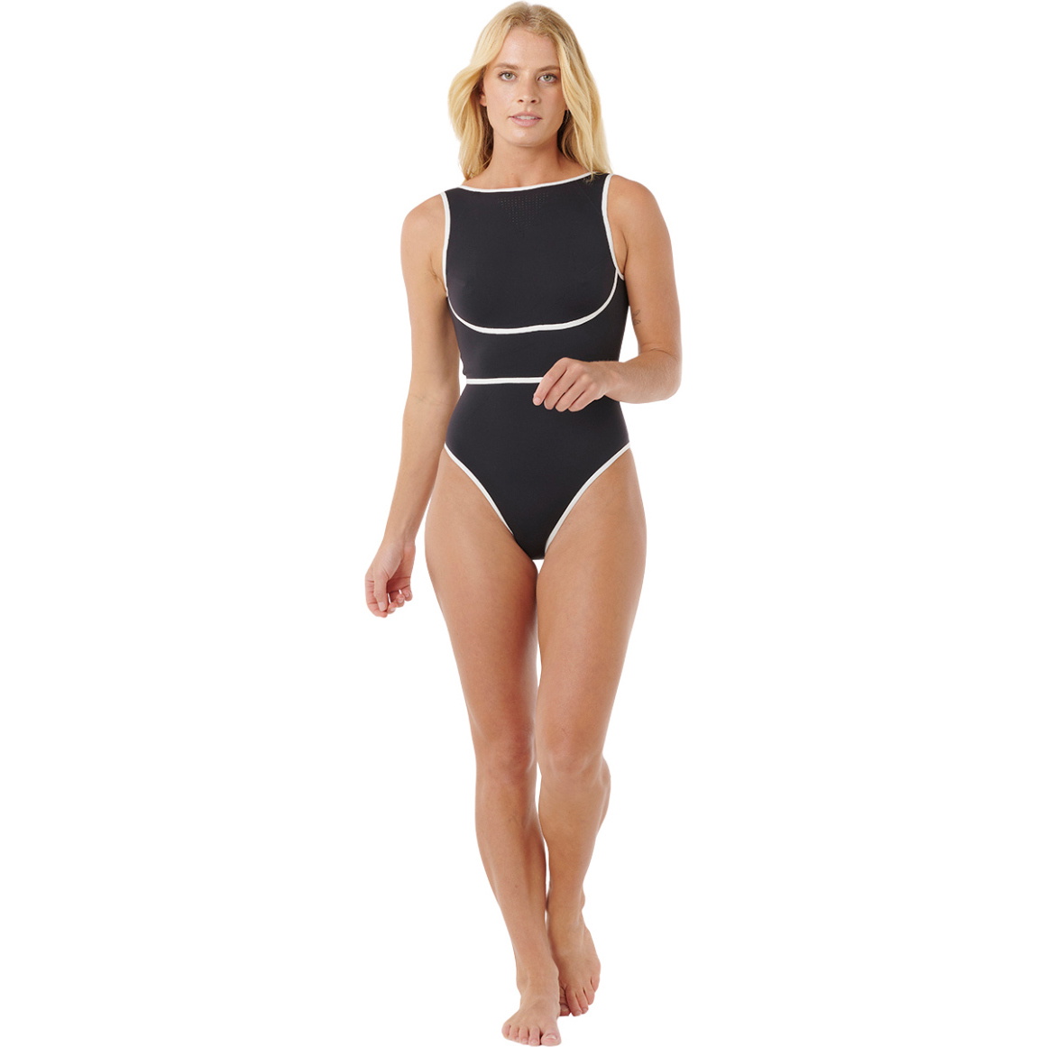 2026 Rip Curl Dame Mirage Fusion Højhalset Badedragt 0SAWSW - Black